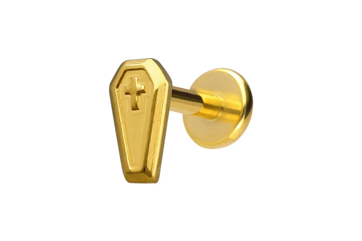 Titan Labret Piercing mit Push Fit SARG